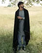 BLACK WOOL MEN SHAWL | JJID-SHAWL-W-9735
