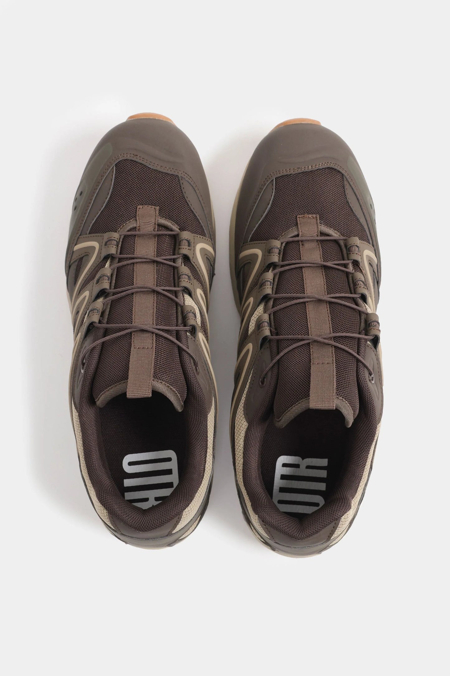 Multi-Piece Mesh Sneakers