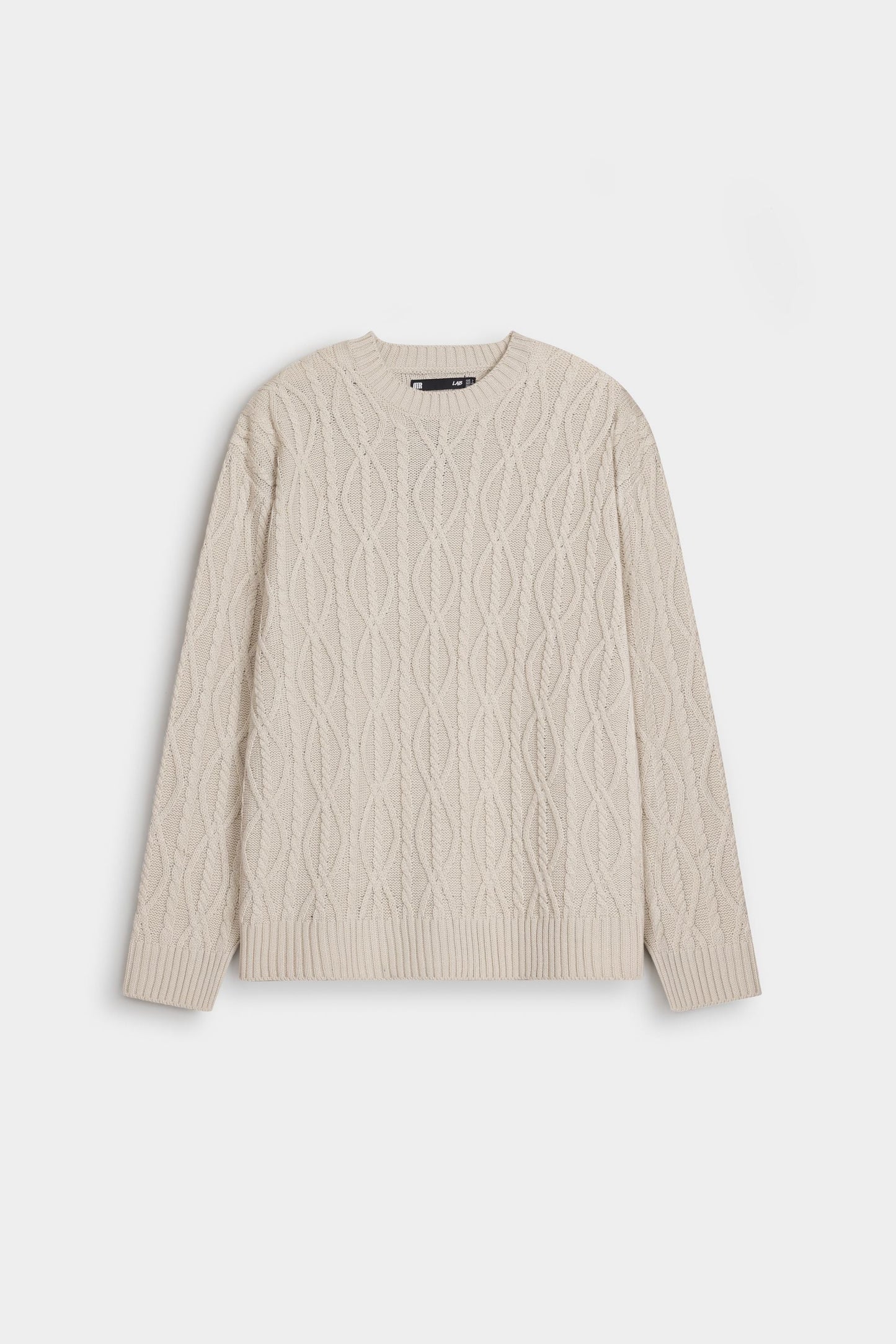 CABLE KNITTED SWEATER