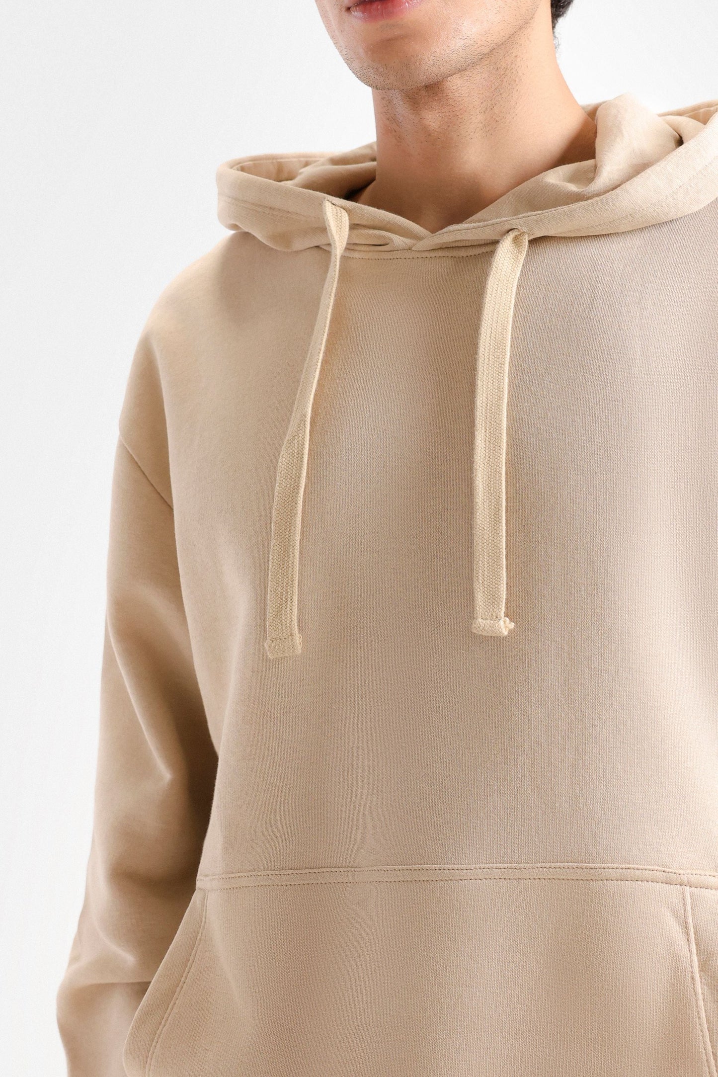 BASIC CROPPED HOODIE