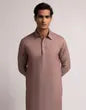 DARK MAROON COTTON CASUAL KAMEEZ SHALWAR
